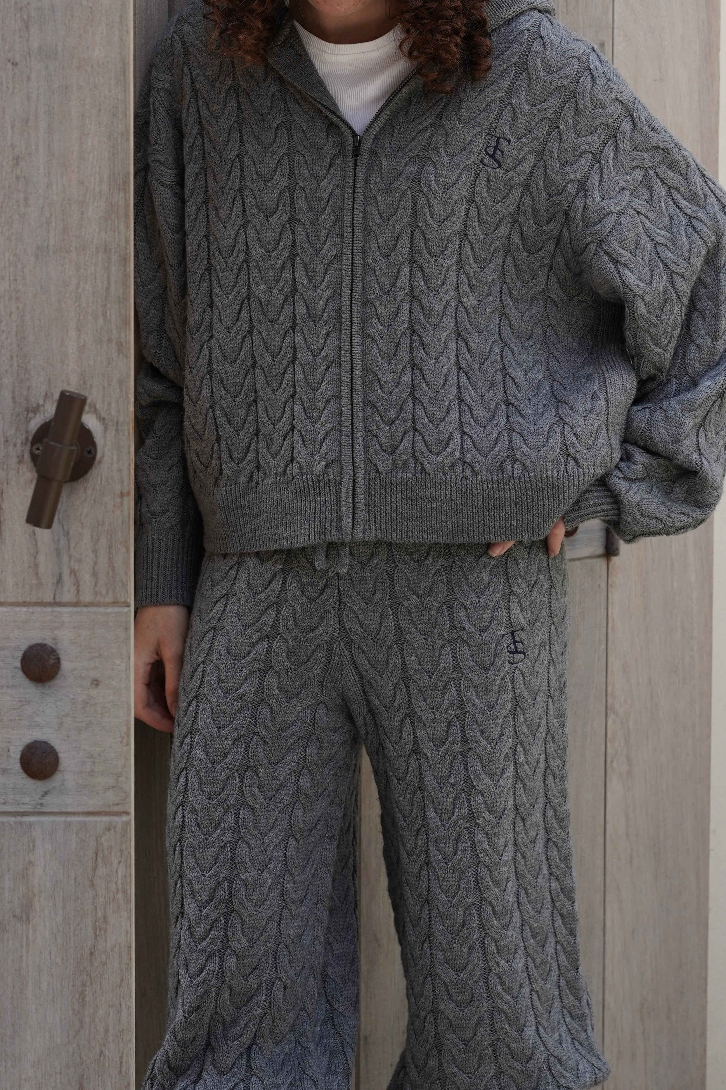 theredthread S cable knit ensemble 正規品 THEREDTHREAD / ザレッドスレッド】S cable knit ensemble
